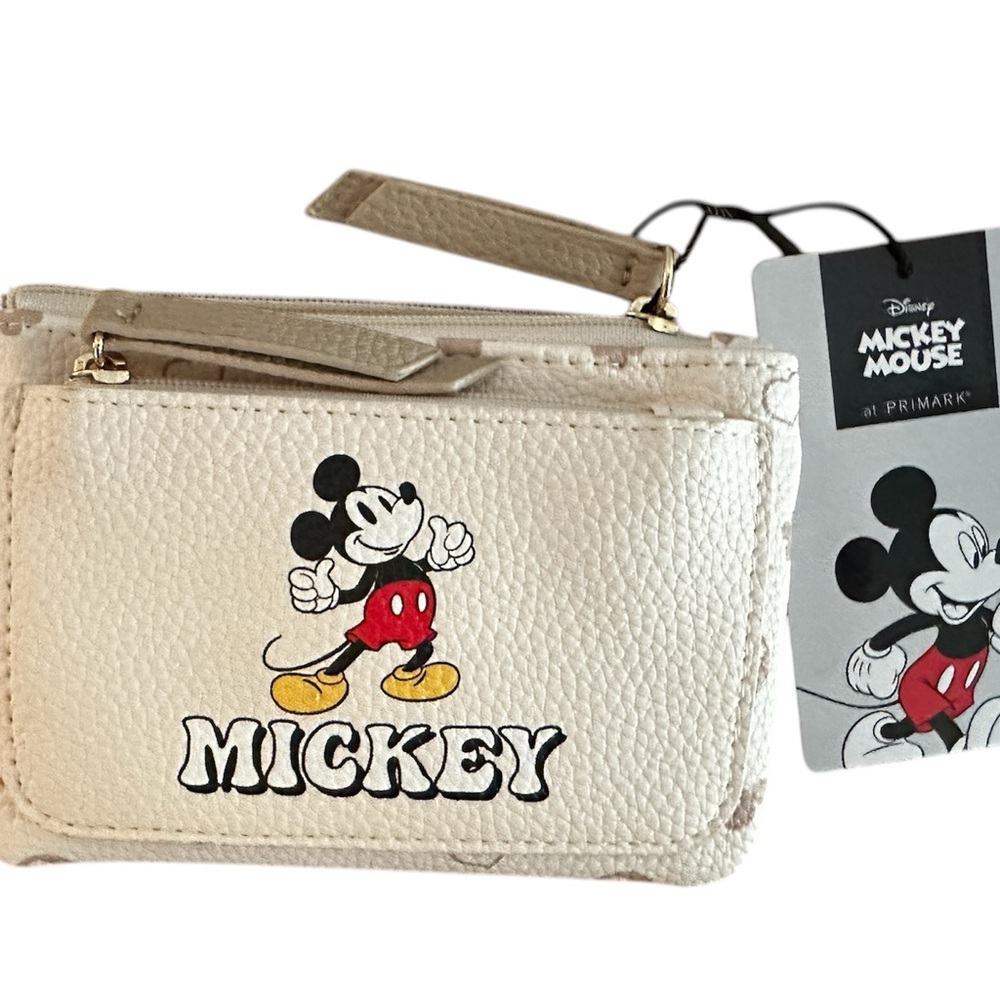 Disney Mickey Mouse Cream Wallet